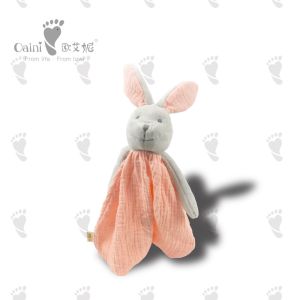 38 X 23 X 33cm Scarf Animal Home Decoration Pink Bunny Comforter PP Cotton Child