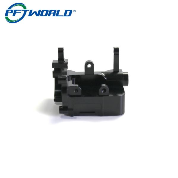 Black Anodized Machined Aluminum Parts Milling Custom High Tolerance