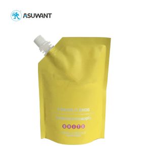 Hair Shampoo VMPET 130mic Liquid Spout Bags Gravure Printing