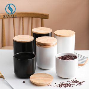Cylinder LFGB Tall Ceramic Mug Without Handle Tableware Accessories