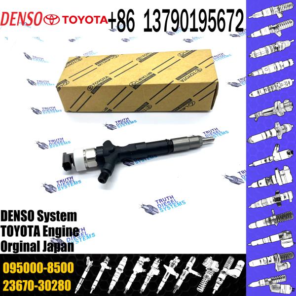 Common Rail Fuel Injector 23670-30280 095000-8500 For Denso Hilux Hiace Land Cruiser TOYOTA VIGO 1KD 2KD