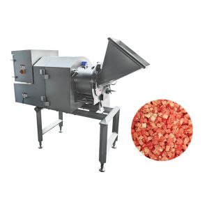 3D Frozen Meat Dicer High Speed Beef Cube Cutting Equipment