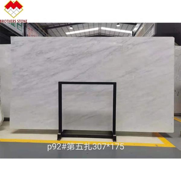 Customized Size European Design Interior White Marble Carved Stair Treads And Risers