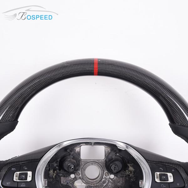350mm Customized Golf R Carbon Steering Wheel Alcantara Volkswagen Auto Parts