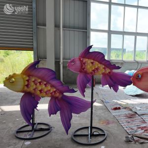 Traditional Chinese Fish Lantern for Lantern Festival Customizable