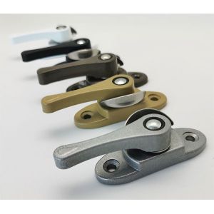 Powder Coating Sliding Window Crescent Lock , Chrome Aluminium Window Latches