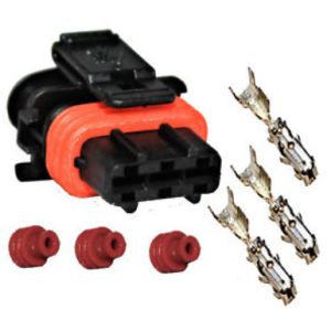 Sealed Bosch Automotive Connectors 1928403110 3 Pin Temperature Resistance