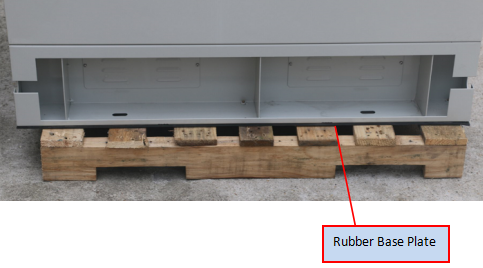 Custom Galvanized Steel Outdoor Power Enclosure Equipment Rack Cabinet