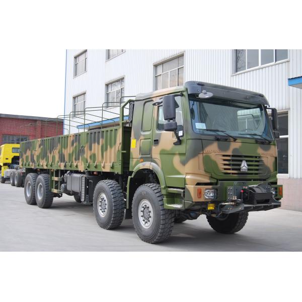 3800mm Wheelbase 8×4 Heavy Cargo Truck 102km/H Max Speed ISO Certificated