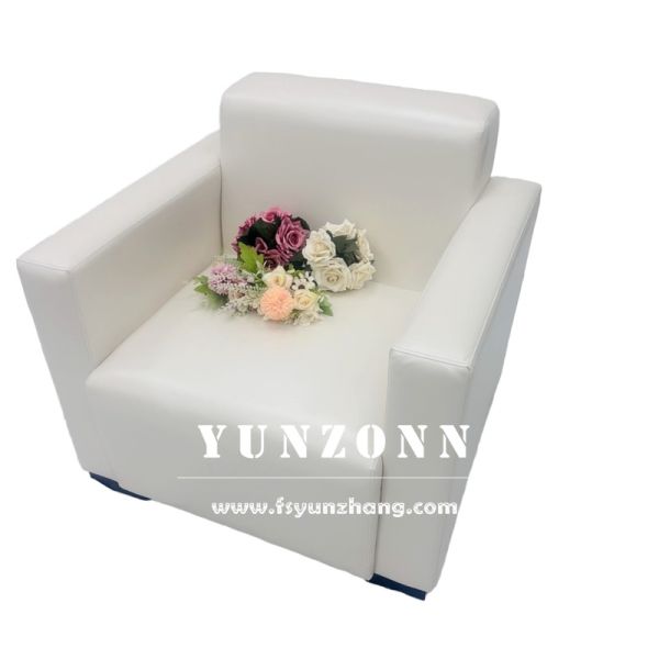 Buy Modern Single-Seater Leather Lounge Sofa with Compact Size (820*750*760mm) Durable PU Leather for Hotel Reception at wholesale prices