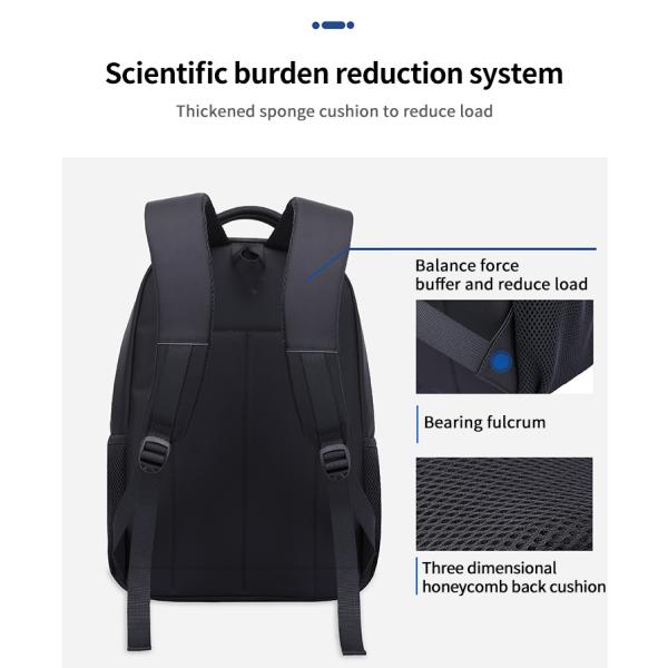 Factory direct sales custom logo durable with USB Travel School Bag Laptop business backpack