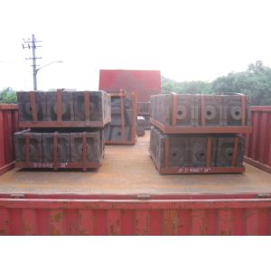 Cement Mill Ball Mill Liners Mn18Cr2 Steel Casting Heat Treatment