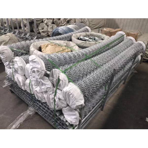 galvanized chain link fence