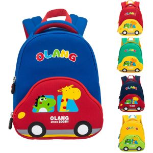 China Anti Lost Waterproof Kids Backpack 3D Car Schoolbags 2 Sizes 400g on sale