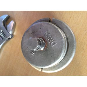 Stainless Steel 63mm Hydrostatic Pressure Testing Machine End Cap Easy