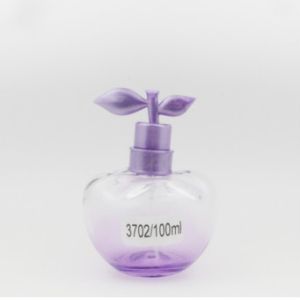 100ml crystal apple perfume glass bottle plastic cap
