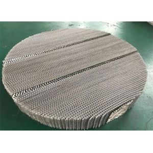 Petrochemical Field SS316 Metal Structured Packing In Distillation Column 450y