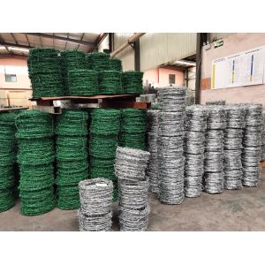 2.8mm Plastic Pvc Coated Barbed Wire