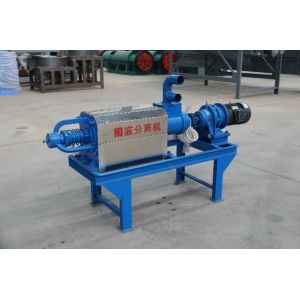 Farm Animal Chicken Cow Manure Dewatering Machine 3t/H