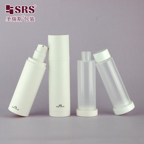 Replaceable Recyclable PCR 30ml 50ml 100ml Facial Skincare Serum PP Airless Bottle