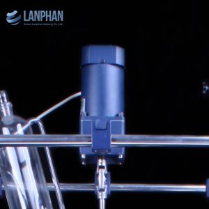 Stainless Steel 200W Adhesive Pyrex Lab Glass Reactor