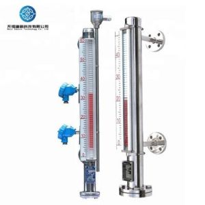 Side Or Top Mount Liquid Level Instrument Exd II CT4 Magnetic Level Gauge