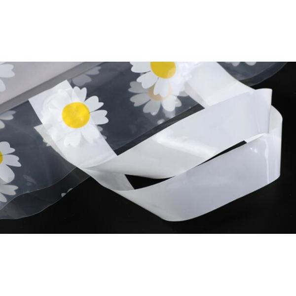 Waterproof Garment Plastic Packaging Bags With Little Daisy Pattern Printing