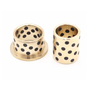 China C86300 Manganese Bronze Flange Oilless Bushes Graphite Plugs on sale