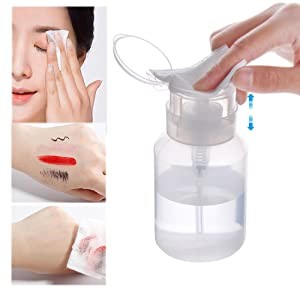 150ml 200ml BPA Free Plastic Nail Polish Remover Pump Bottle