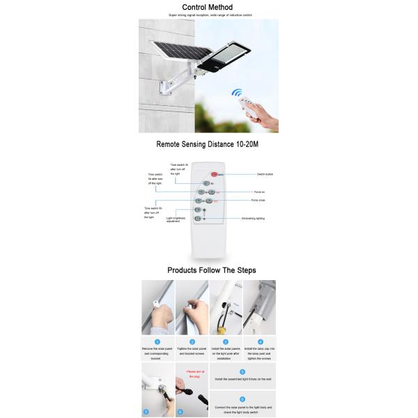 Waterproof Solar Flood Lights 30W Outdoor Solar Parking Lot Lights