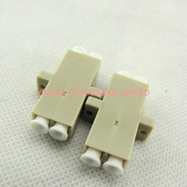 LC Multimode Fiber Optic Adapter Coupler Duplex Ceramic Ferrule , LC Fiber Adaptor