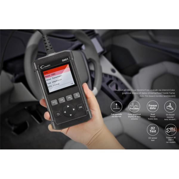 2018 Version CReader 5001 OBD2 Diagnostic Tool 12V 9W With AL519 LAUNCH Crea