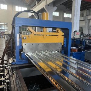 Galvanized Steel 0.7-1.5mm 20m / Min Hydraulic Cutting 1.5 Type B Floor Deck Roll Forming Machine