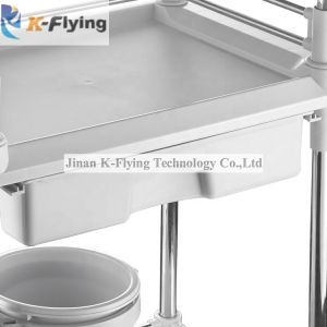 Simple And Durable ABS Clinical Treatment Medical Trolley Cart
