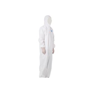 Adults Breathable Medical Protective Coveralls With Elastic In Hood