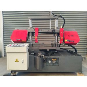 Cutting Steel Channel 45 Degree Angle Cut Automatic Bandsaw Machine