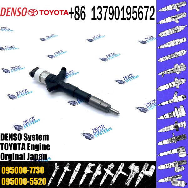 Den-so Diesel Fuel Injector 095000 7730 0950007730 23670-39135 for Toyota Daihatsu Delta 1KD-FTV 095000-7730