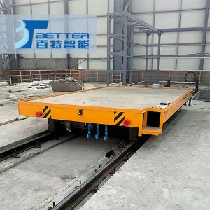 95ton Motorized Rail Transfer Wagon Powered by Cable Drum