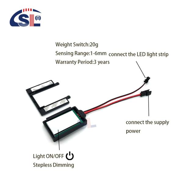 Bathroom Vanities Mirrors Touch Sensor Switch with bracket and Sensing Range of 1-6mm