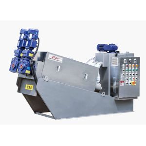 Full Automatic 5000L/H Screw Press Sludge Dewatering Machine Low Noise