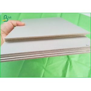 Uncoated tough 1200gsm Grey Board Paper , Straw Board Paper 70x100cm