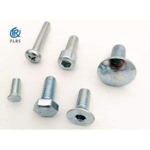 Steel Mechanical Fixings and Fasteners Machine Screws with Different Head Types