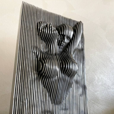 Sculpture Design Manufacturer Modern Wall Decorative Steel Sculpture Metal