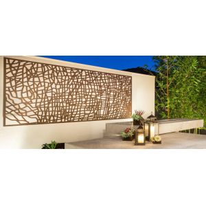 PVDF Aluminum Perforated Panels For Column Cover/Cladding