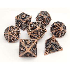 Hand Polished Mini RPG Dice Set Durable Wear Resistant Luxury