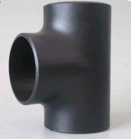 Equal Black Painting Carbon Steel Pipe Tee 15crmo Conecting Tube Line 48"