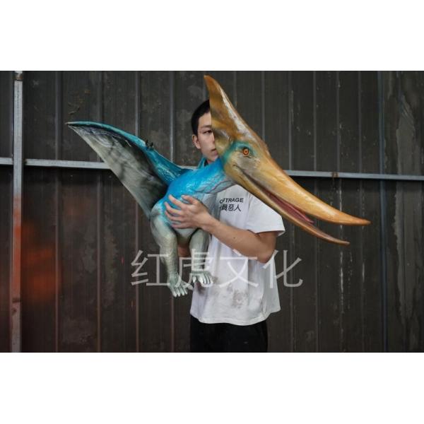 Life Size Realistic Dinosaur Puppet , Jurassic Park Pterosaur Hand Puppet