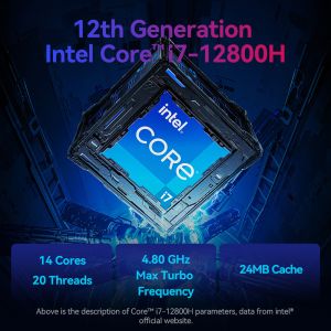 Intel Core I7 12800H Gaming PC With RTX 3050 GDDR6 8GB Discrete Graphics And