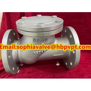 CF8 stainless steel cast steel swing check valve manufacturer