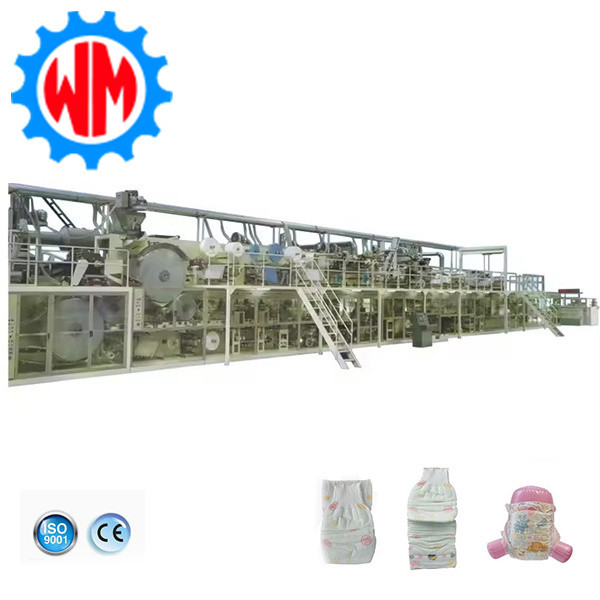 Full Automatic Baby Diaper Making Machine Automatic System with Professional